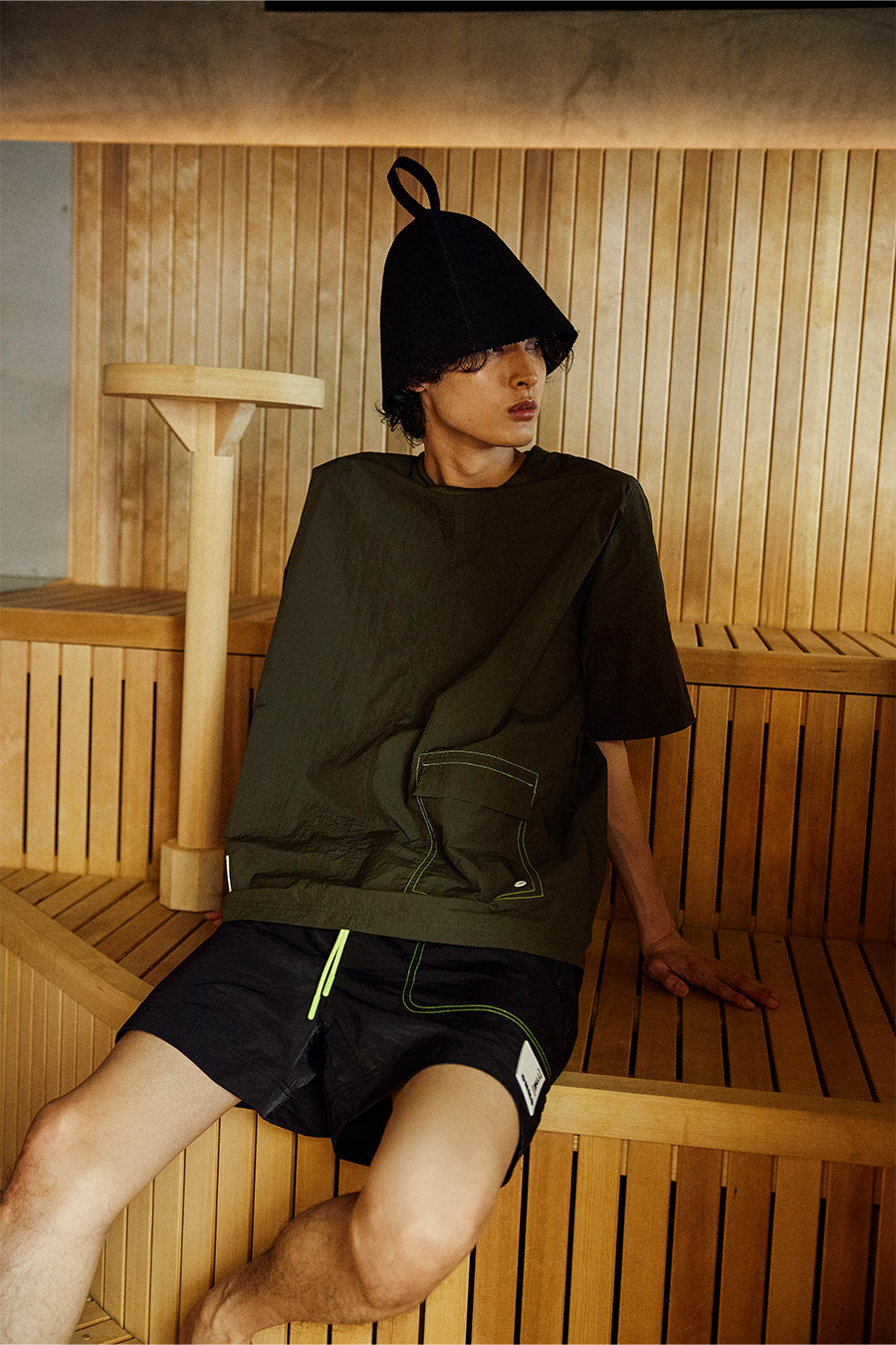 OMMO×TTNE MEN'S SHORTS