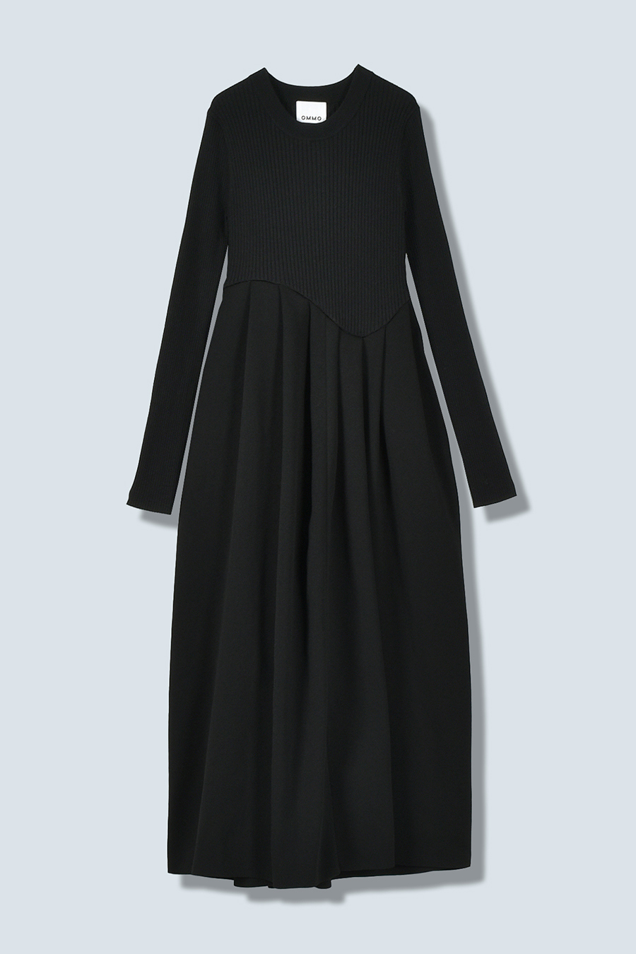 TUCK FLARE KNIT OP