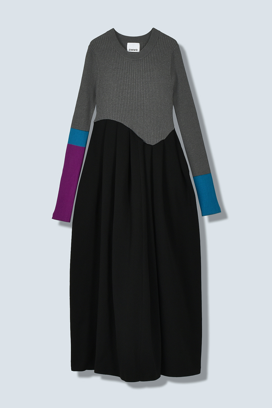 TUCK FLARE KNIT OP