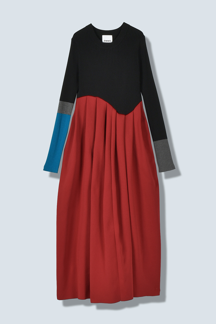 TUCK FLARE KNIT OP