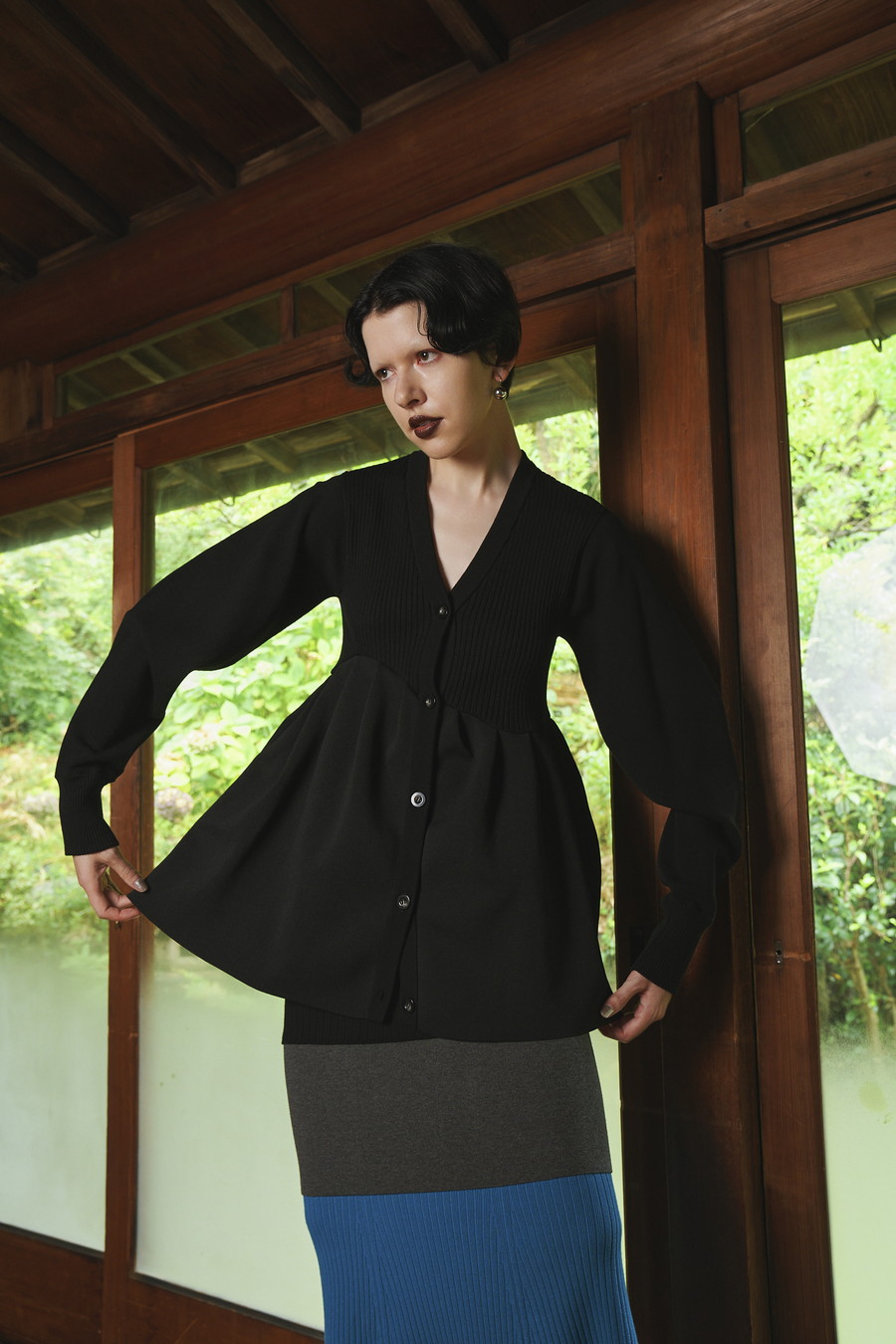 TUCK FLARE KNIT CD