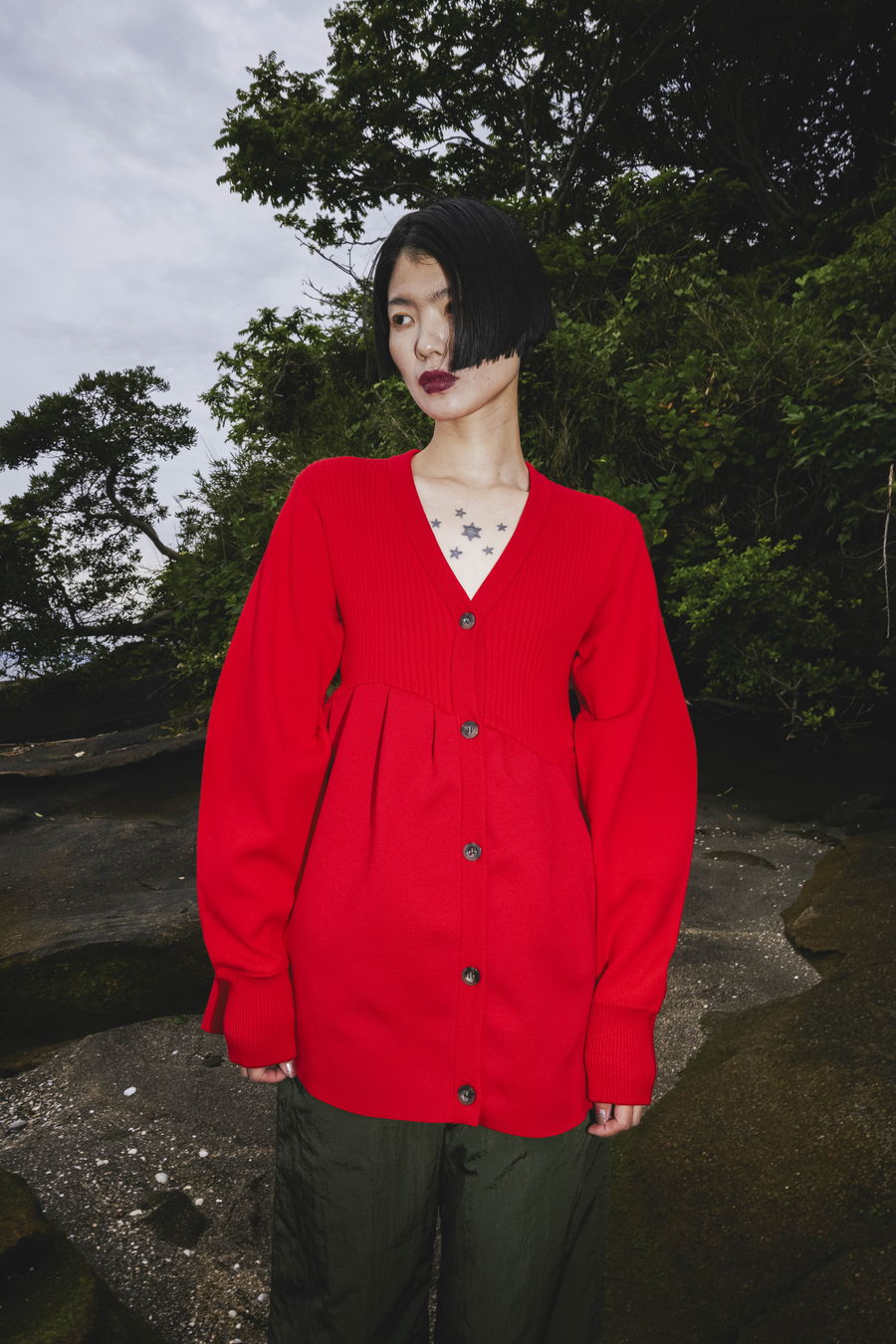 TUCK FLARE KNIT CD