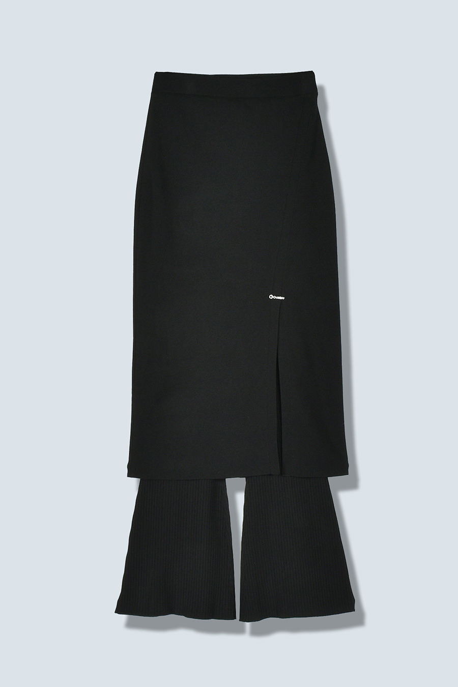 OMMO レイヤードニットパンツ　　ブラック38 OMMO ONLINE STORE / BOTTOMS