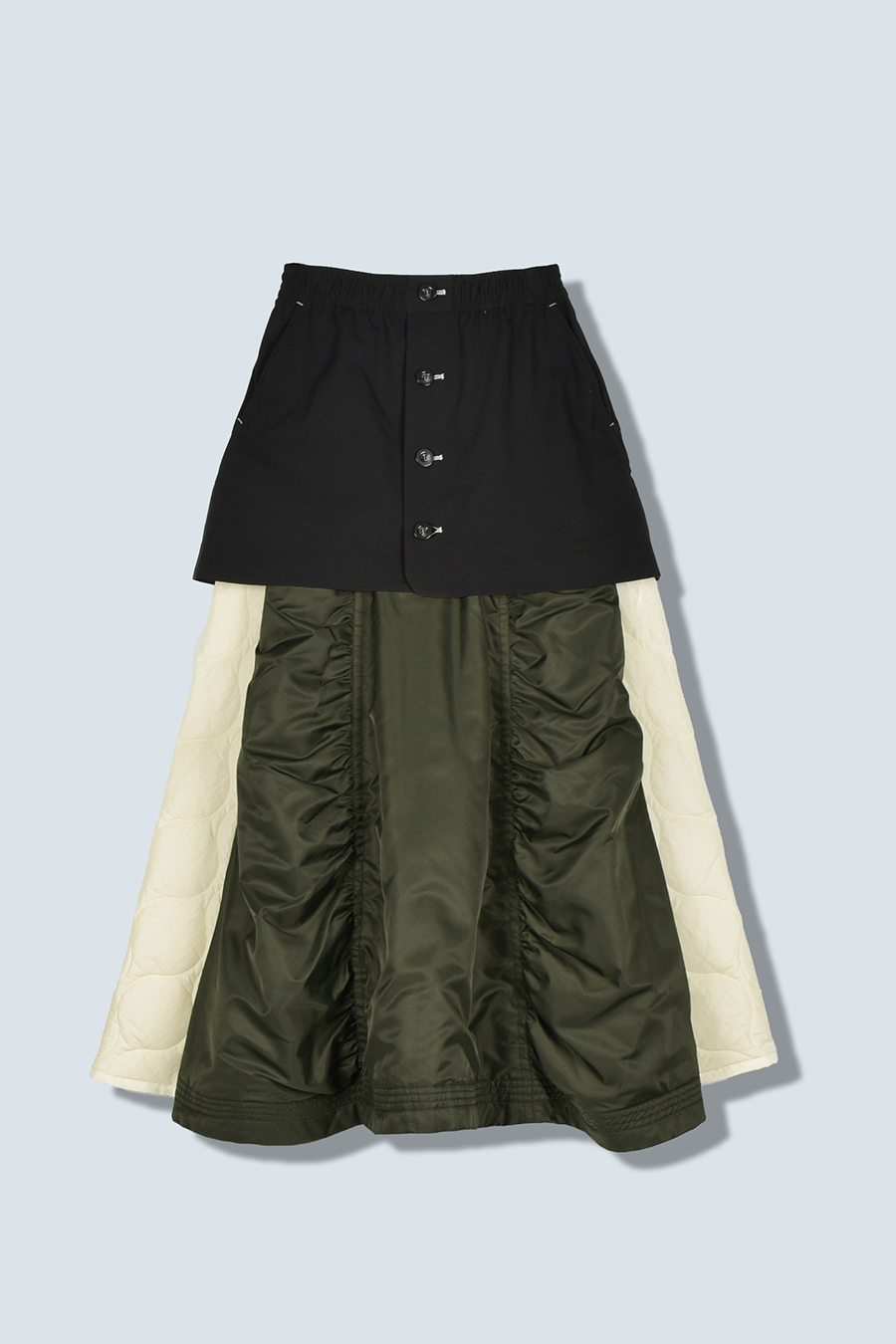 MIX FABRIC FLARE SK