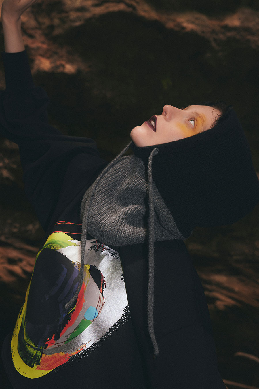 RIB KNIT BALACLAVA