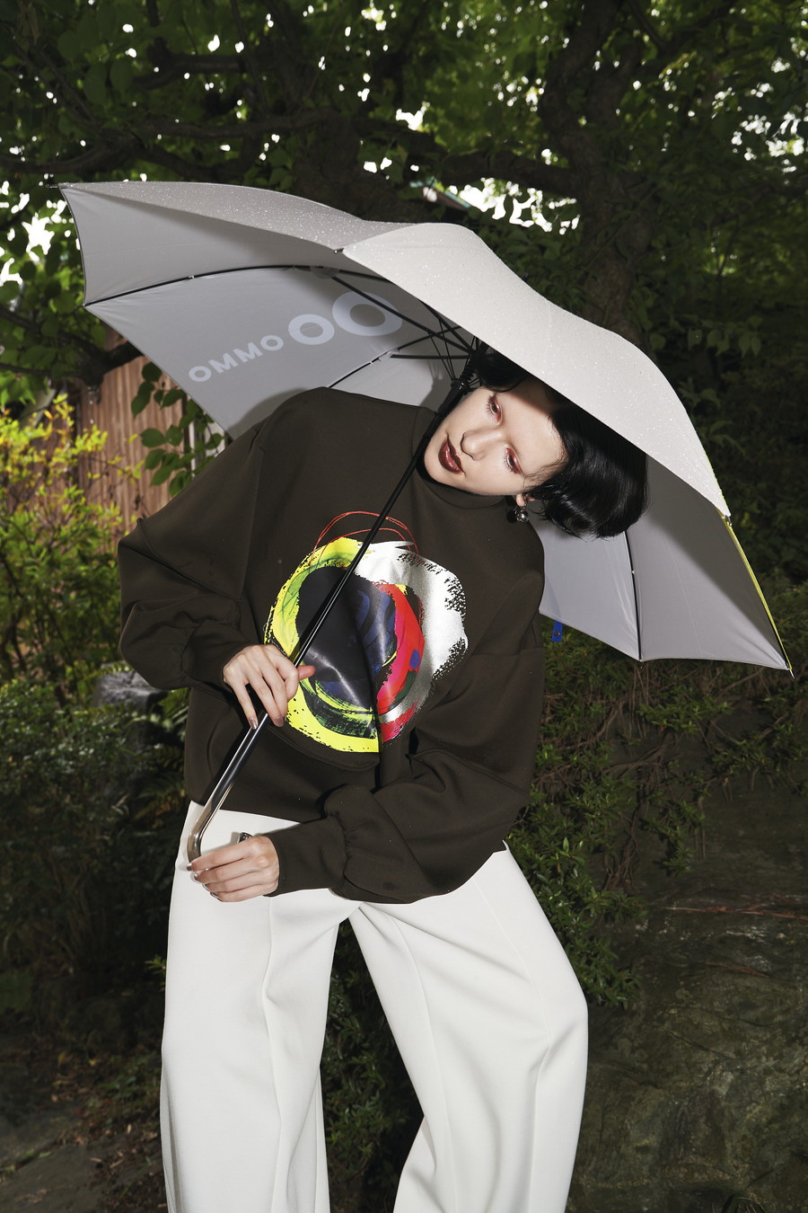 COLOR BLOCK UMBRELLA