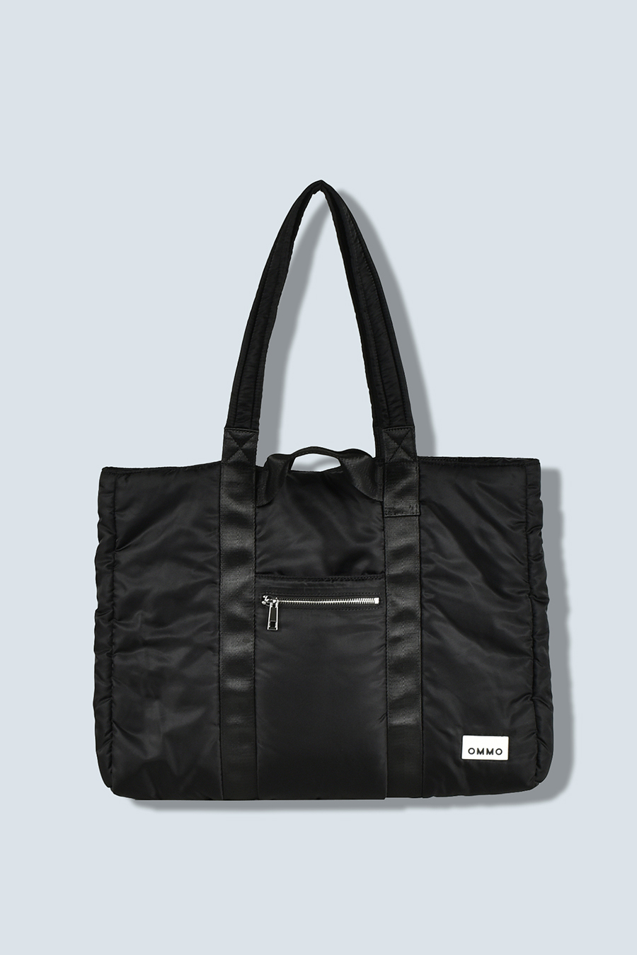 PADDED NYLON 2WAY WIDE TOTE