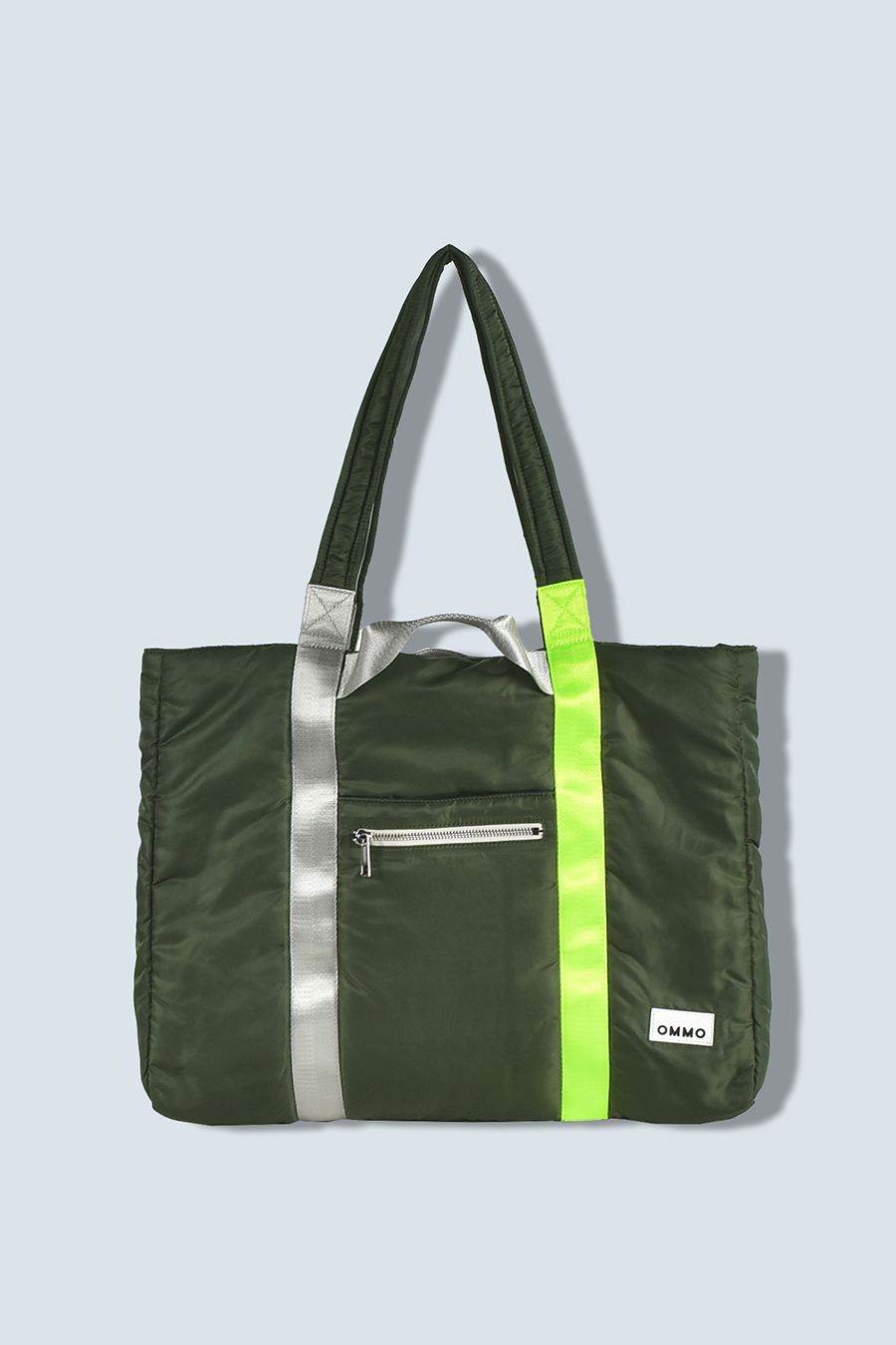 PADDED NYLON 2WAY WIDE TOTE