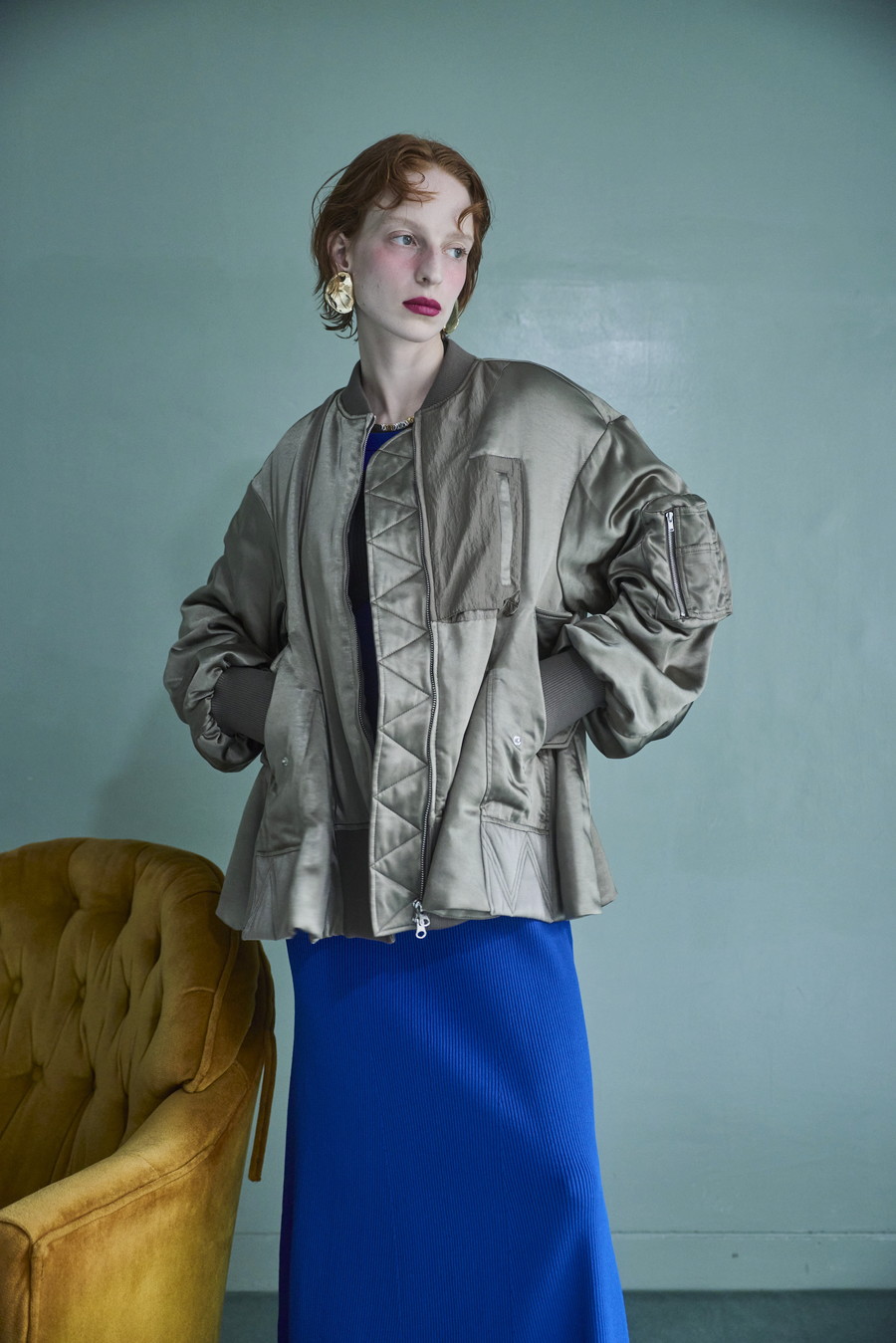 TRIANGLE PANEL SATIN BZ