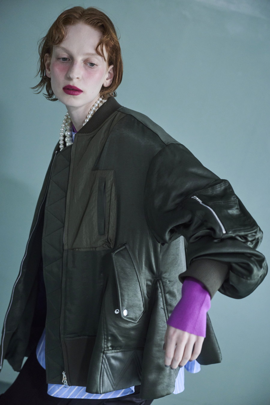 TRIANGLE PANEL SATIN BZ