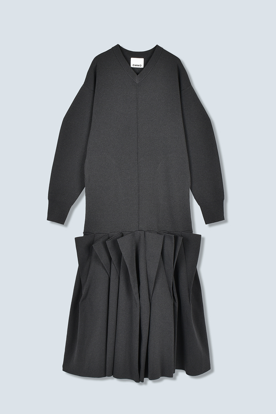 TRIANGLE TUCK KNIT OP