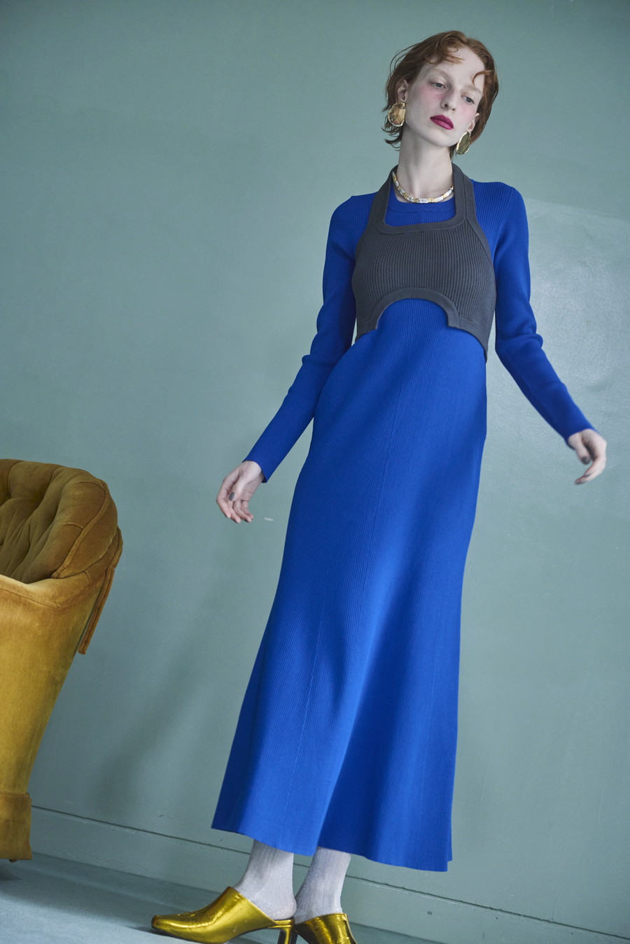 HALTER NECK KT BUSTIER OP SET