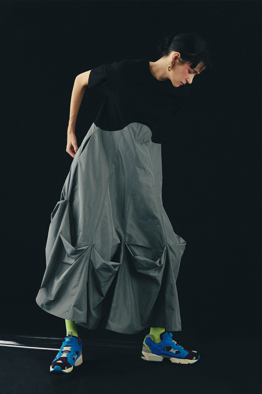 UP TUCK HALF SLEEVE OP