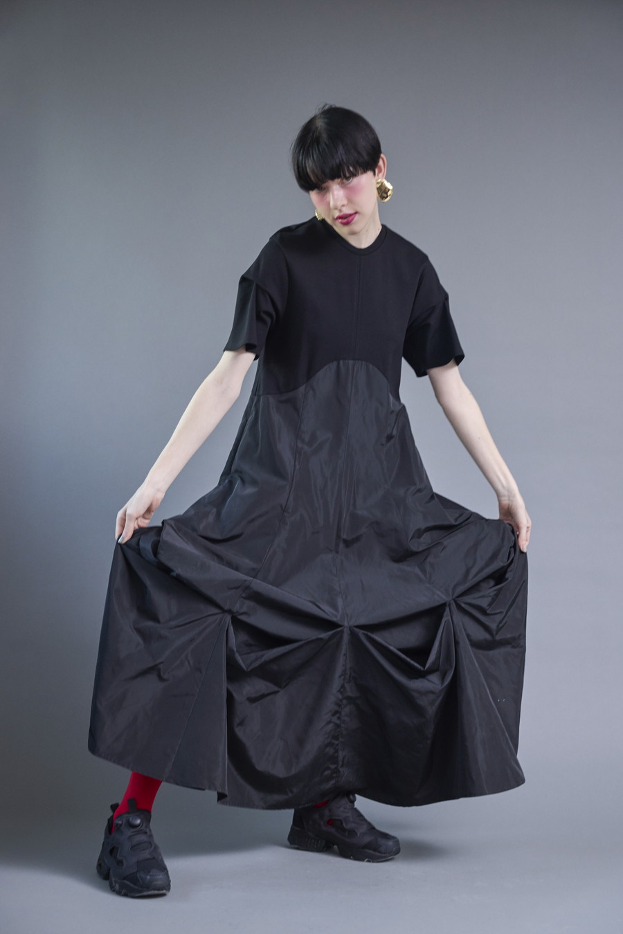 UP TUCK HALF SLEEVE OP