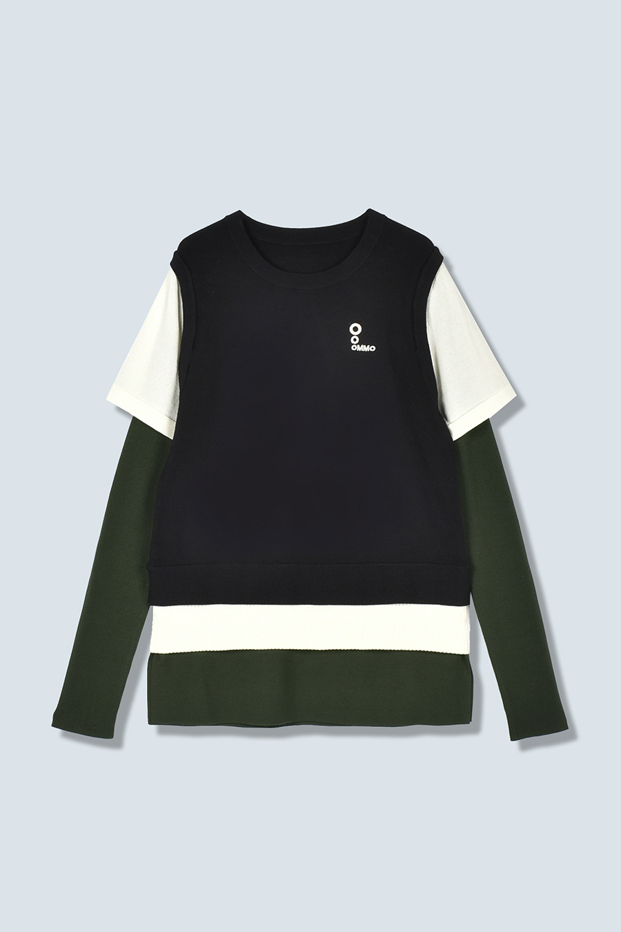 MULTICOLOR LAYERED KT TOP