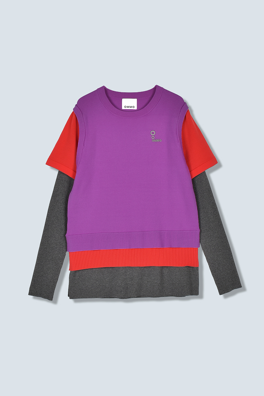 MULTICOLOR LAYERED KT TOP