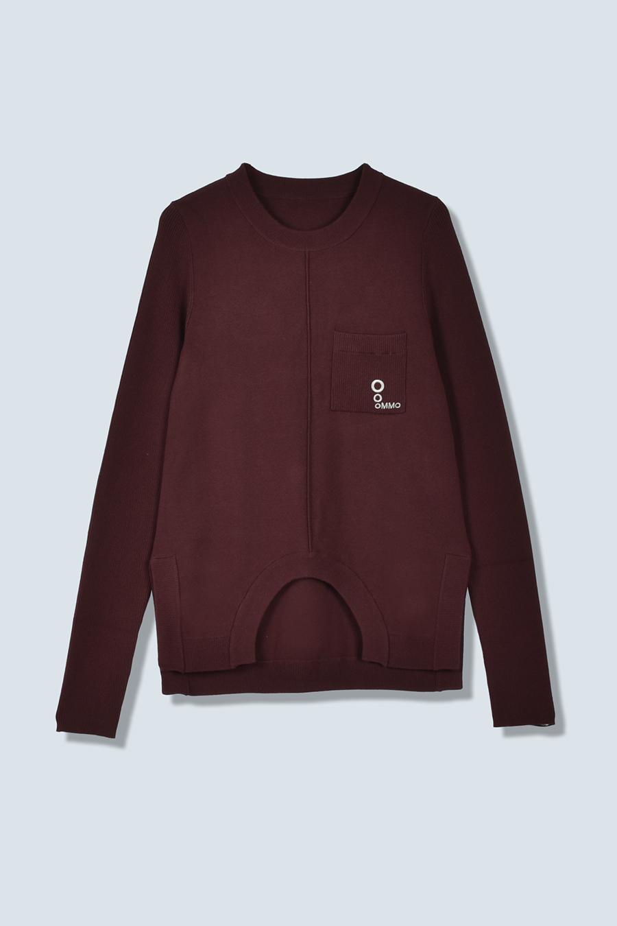 CIRCLE CUT CREW NECK KT TOP