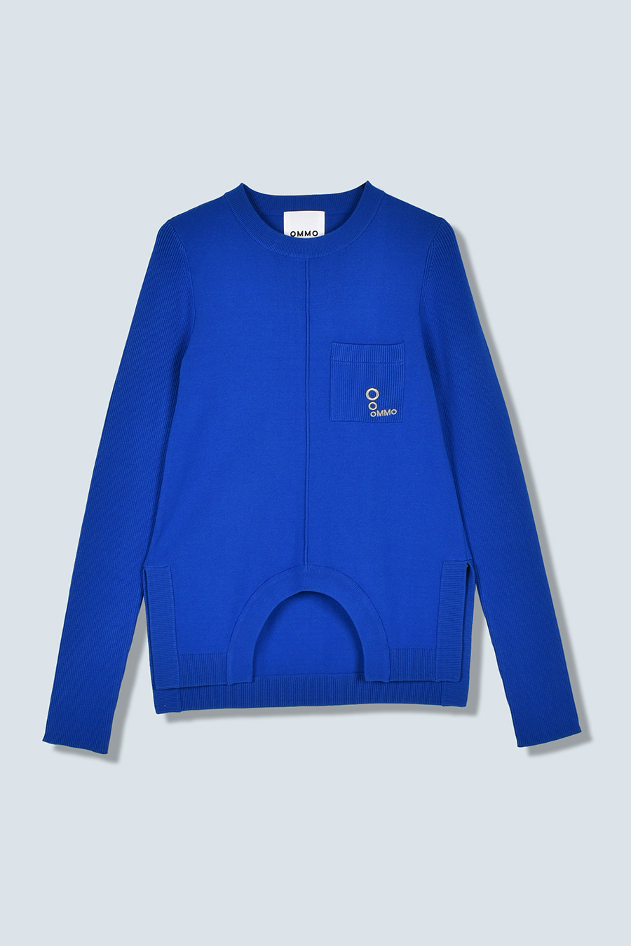 CRCLE CUT CREW NECK KT TOP