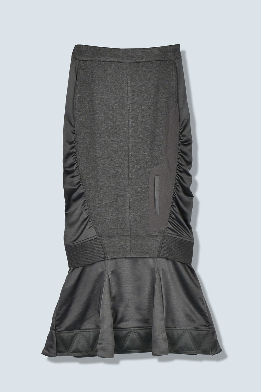 SATIN LAYERED CUT SK