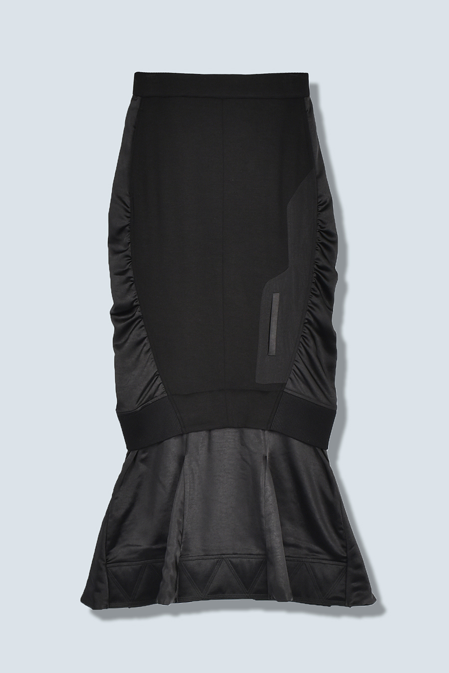 SATIN LAYERED CUT SK