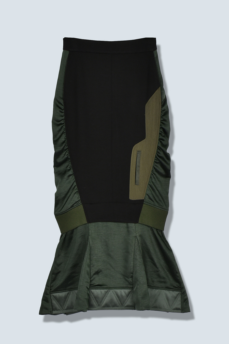 SATIN LAYERED CUT SK