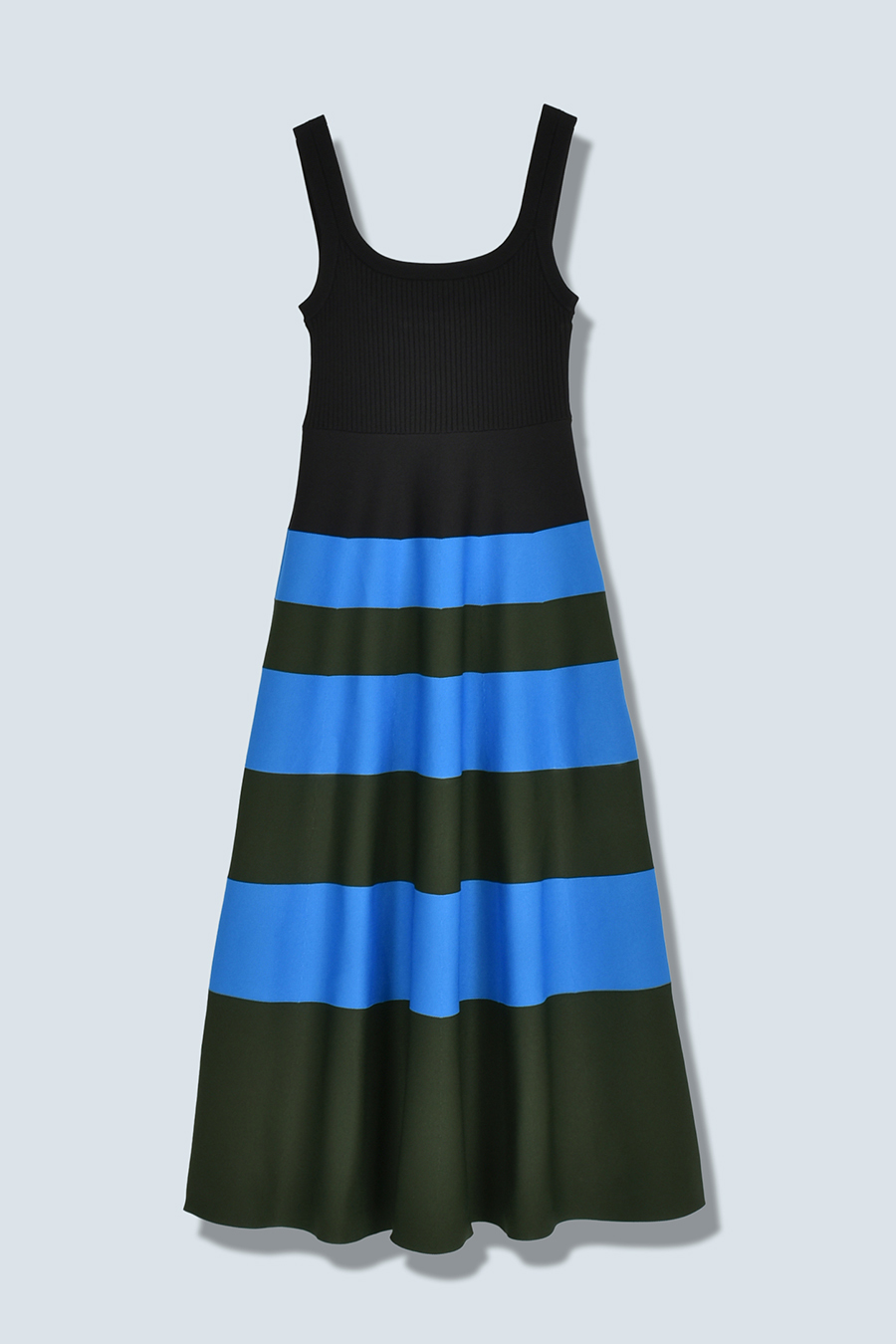 BODER KNIT SQUARE TANK OP