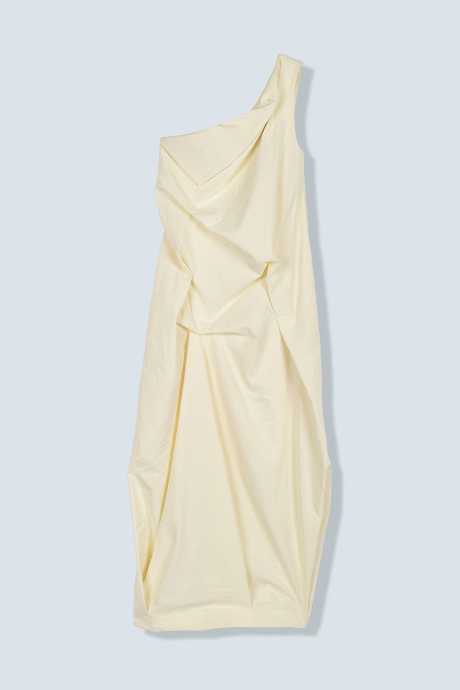 RANDOM TUCK ONE SHOULDER OP