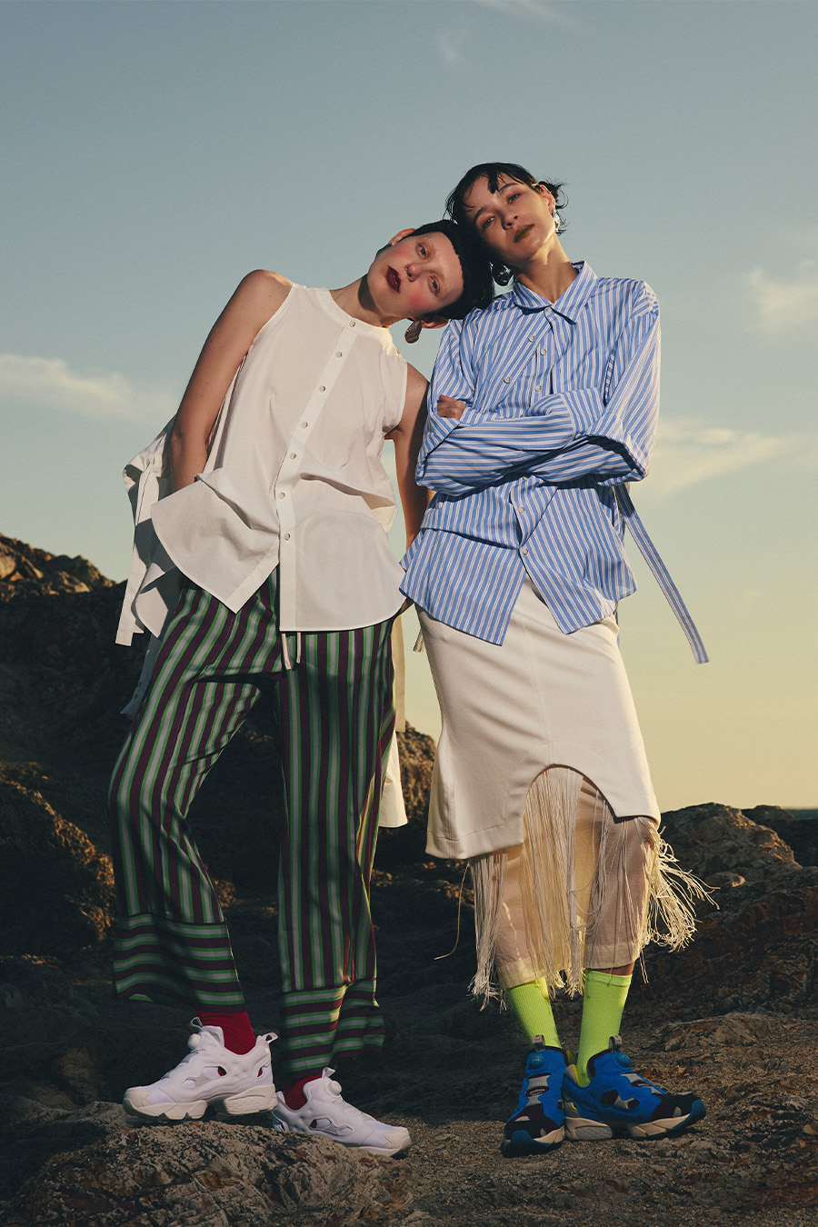 2WAY TUCK LAYERED SHIRT