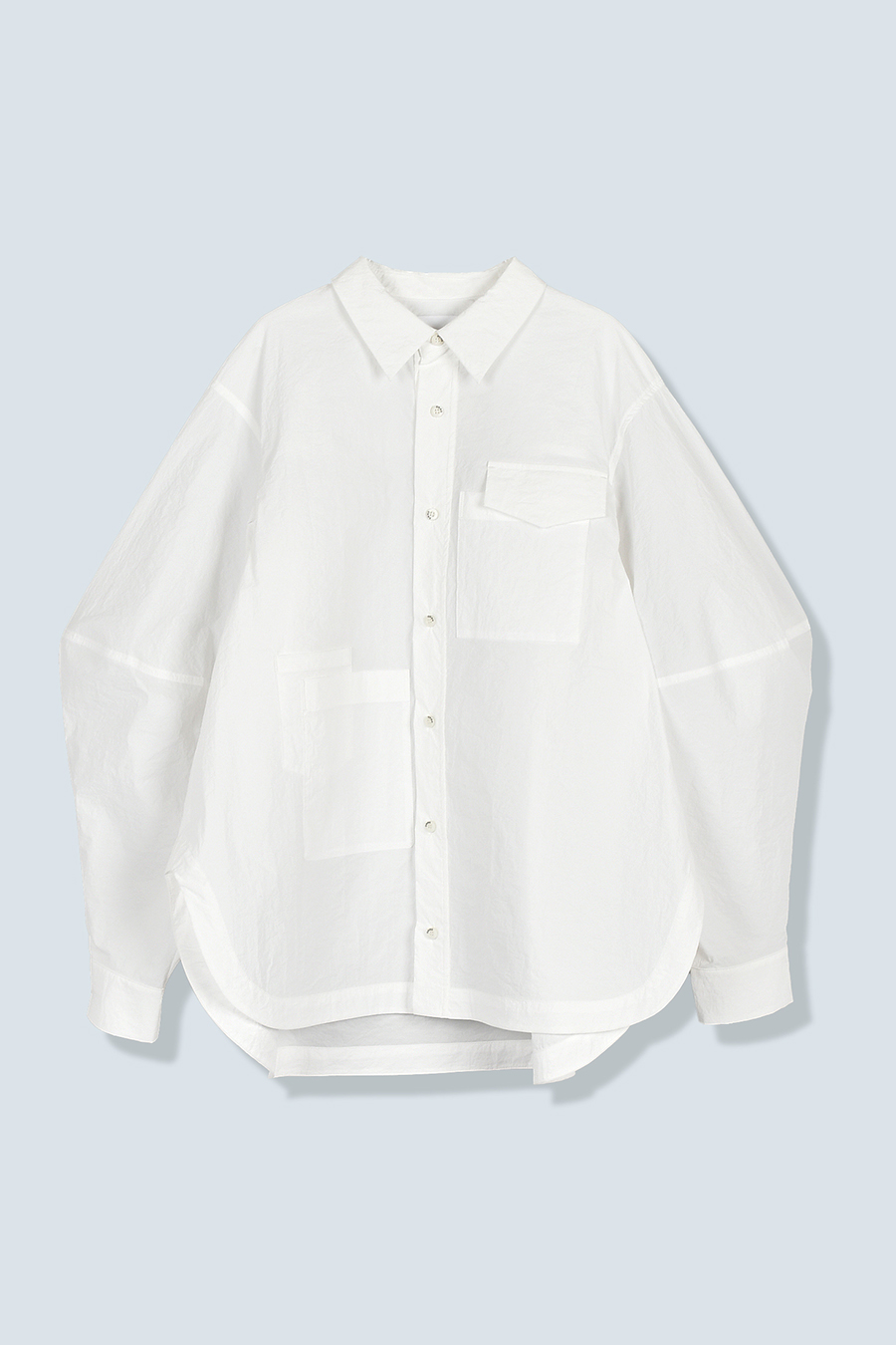 SQUARE SLEEVE AIRY SHIRT