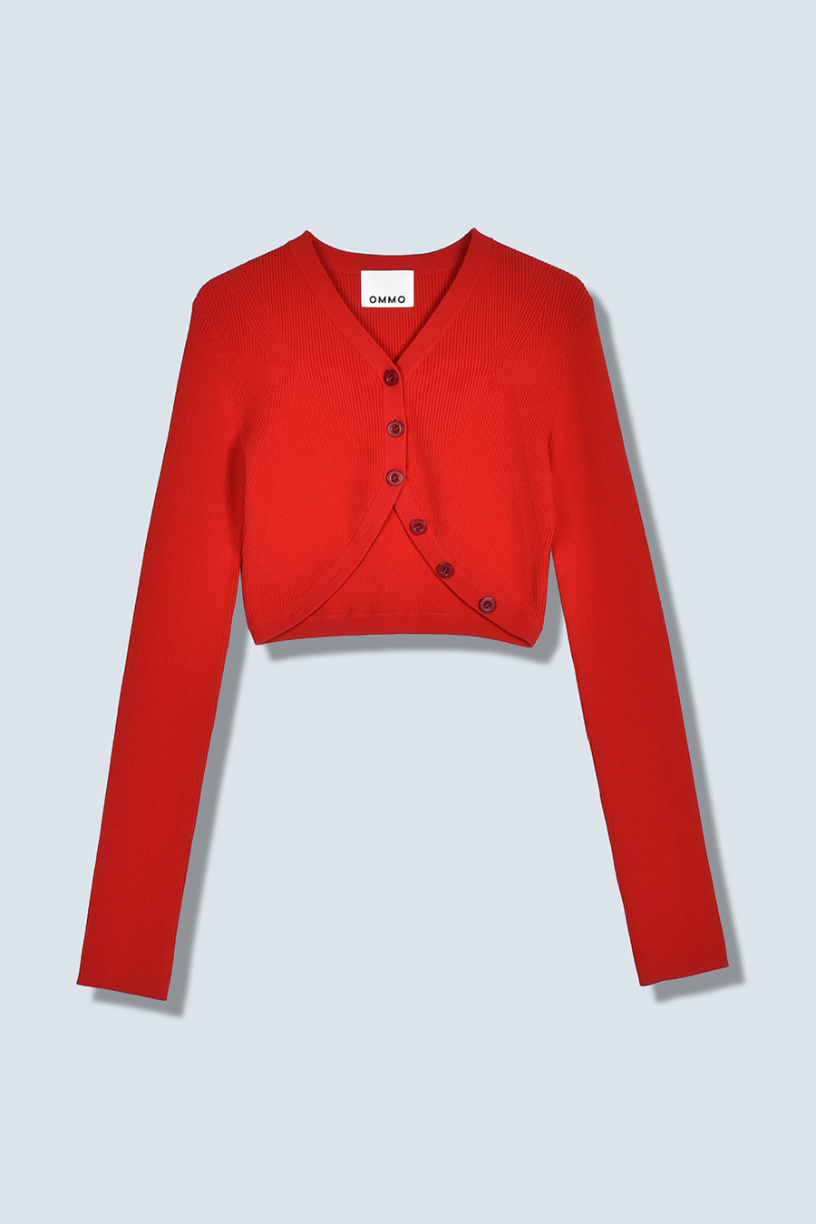 V NECK SHORT KNIT CD