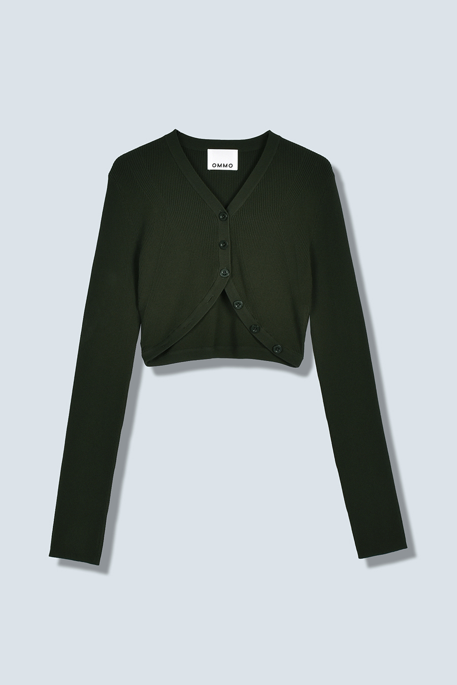 V NECK SHORT KNIT CD