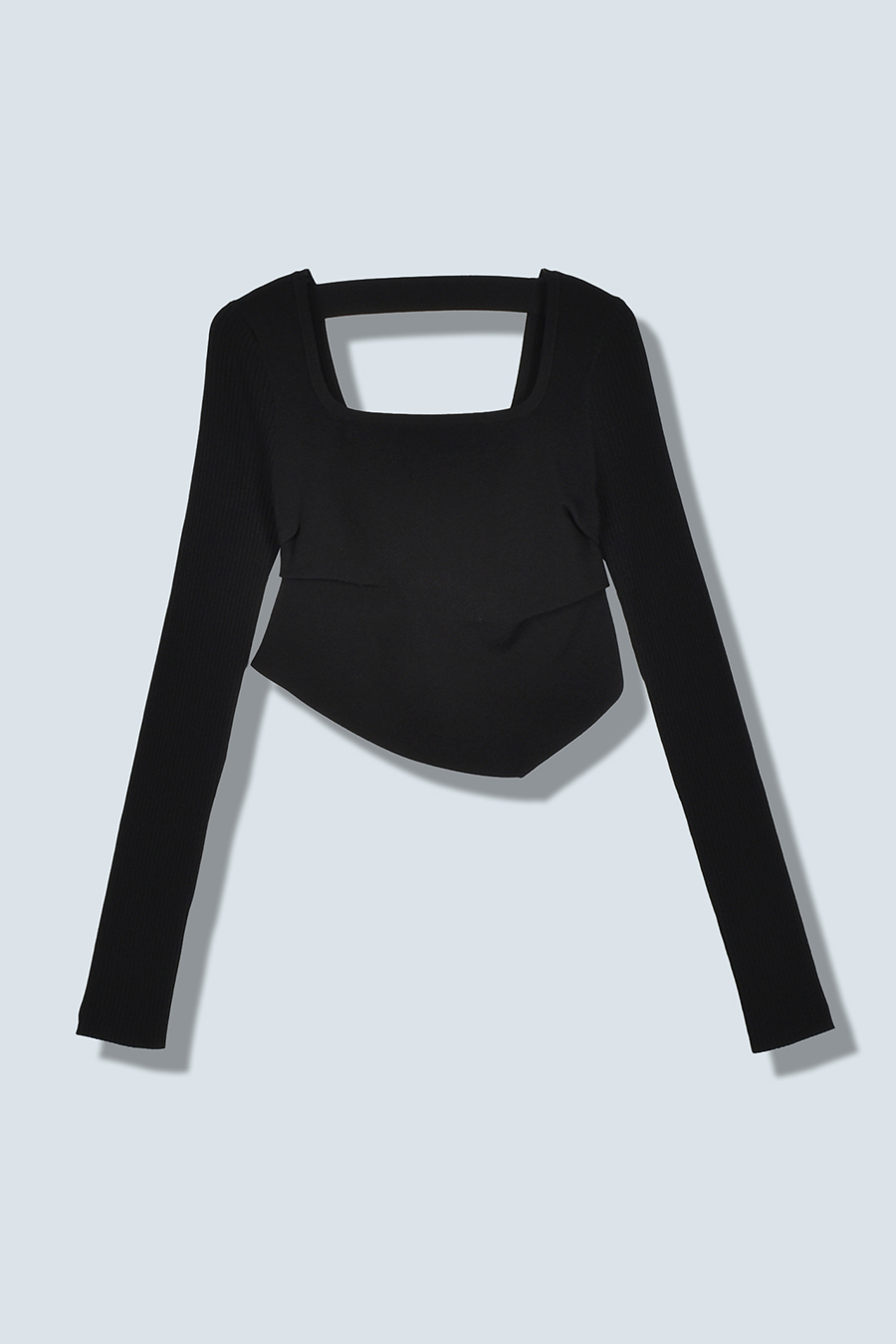 ASYMME TUCK SHORT KT TOP