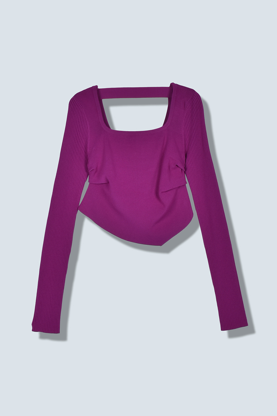 ASYMME TUCK SHORT KT TOP