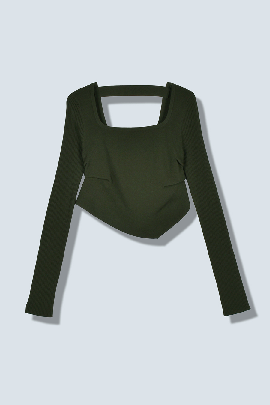 ASYMME TUCK SHORT KT TOP