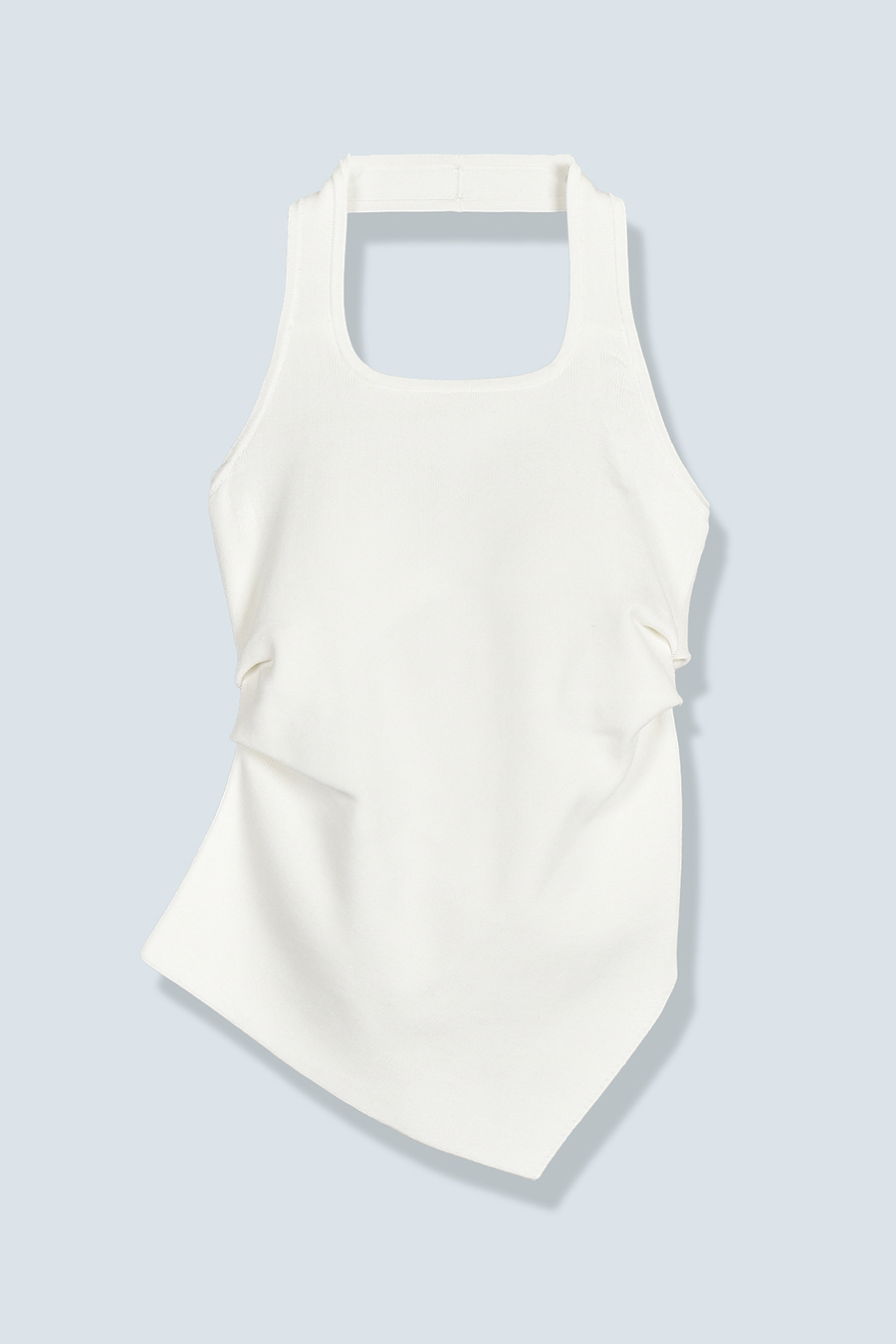 HALTER NECK TUCK KT TOP