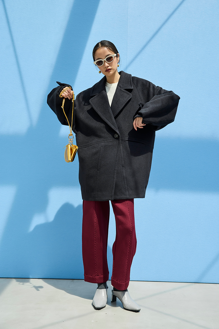 WRAP CUFF OVER COAT