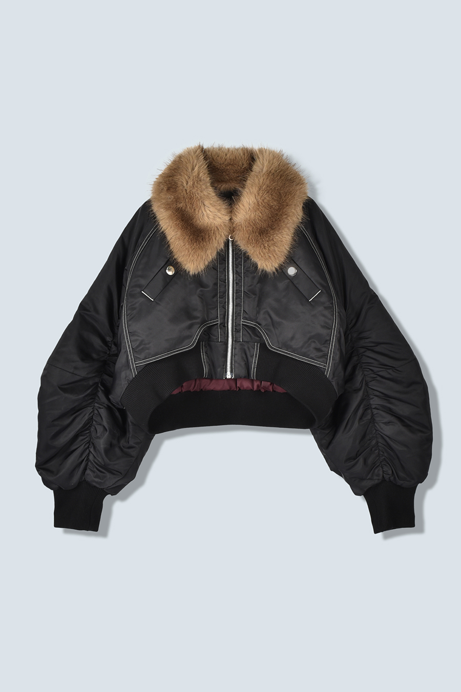 FUR COLLAR SHORT MA-1