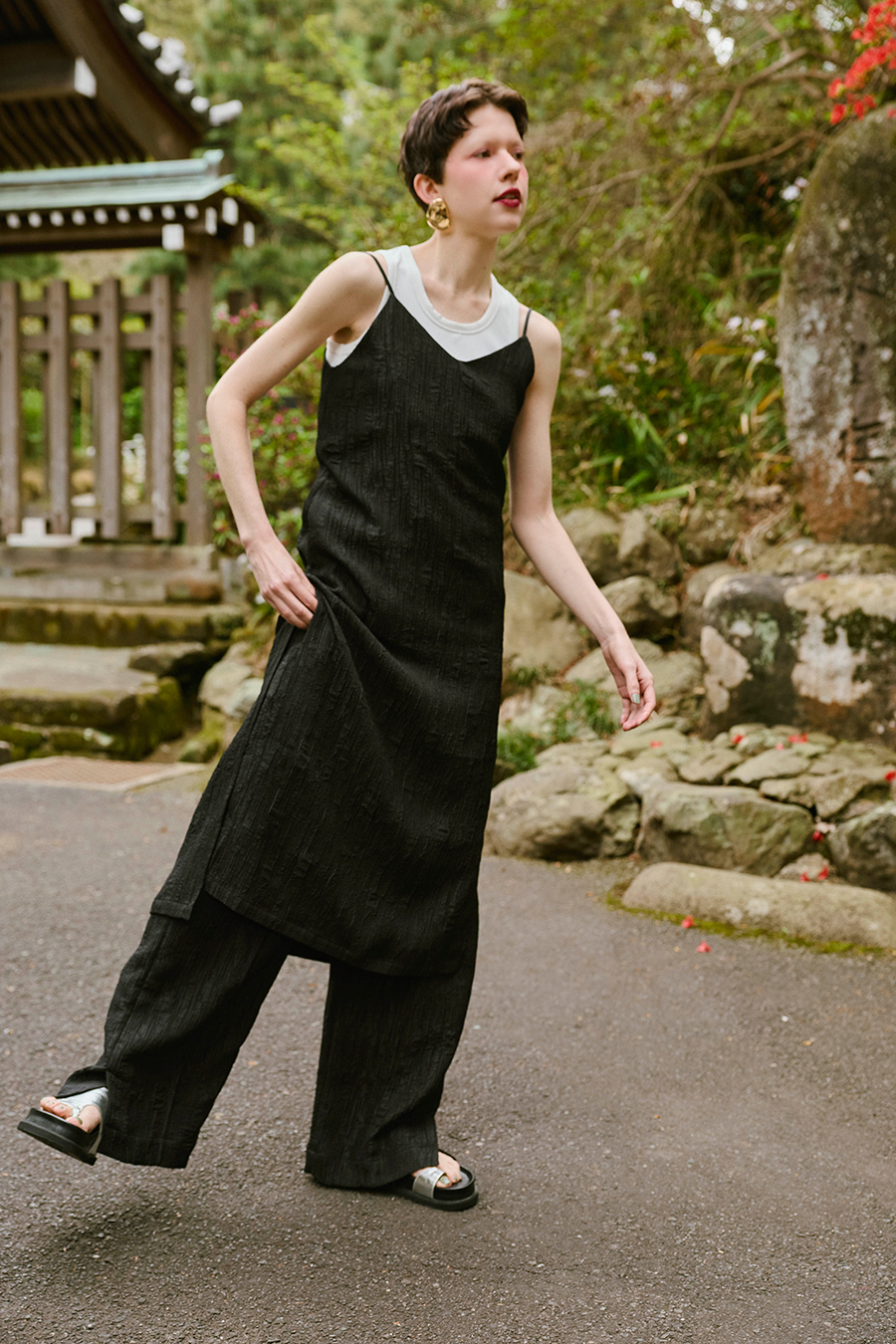 WASHER LONG CAMI TOP