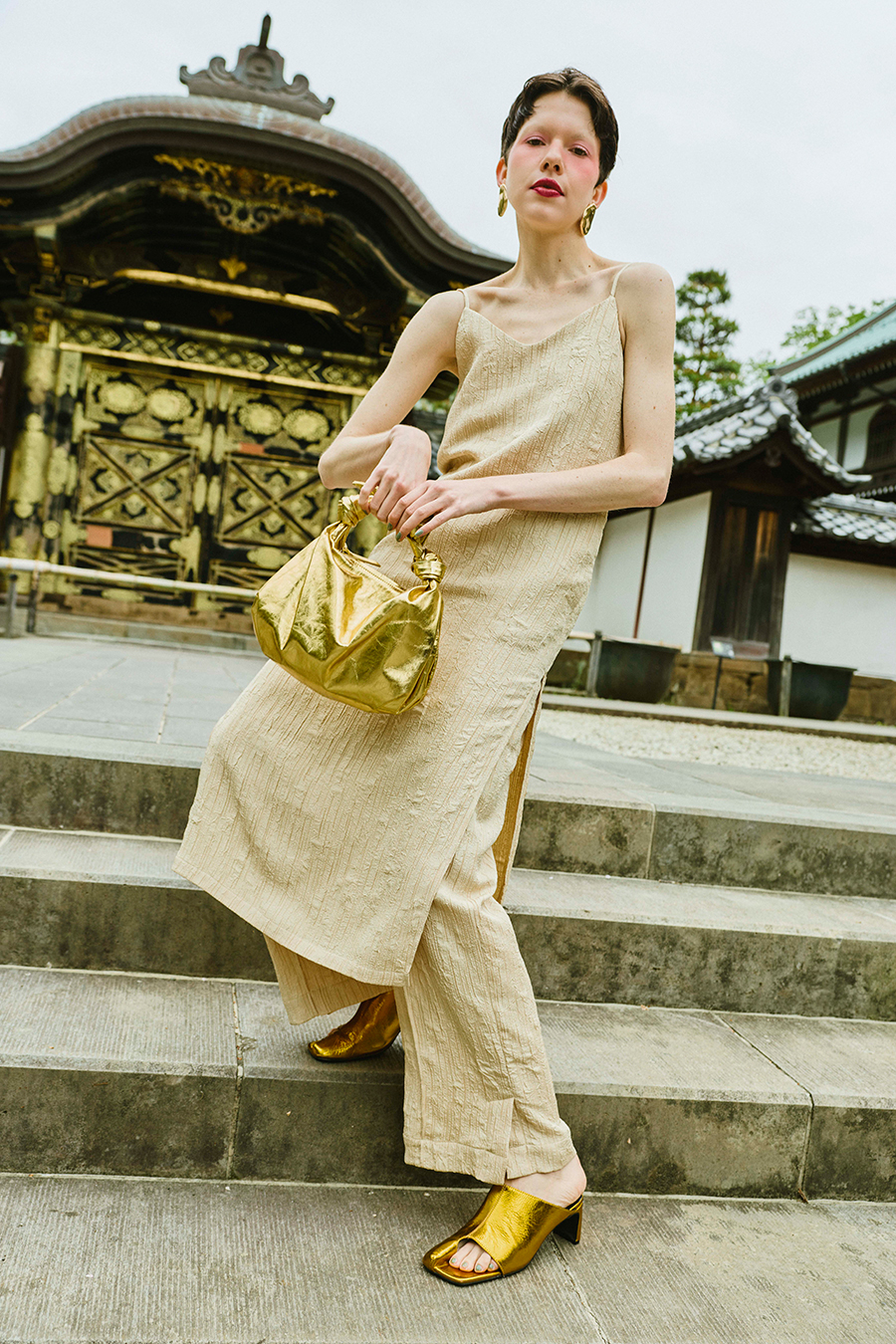 WASHER LONG CAMI TOP