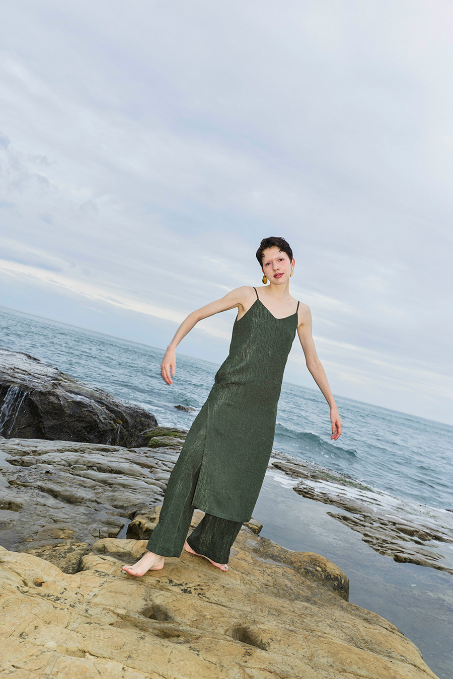 WASHER LONG CAMI TOP