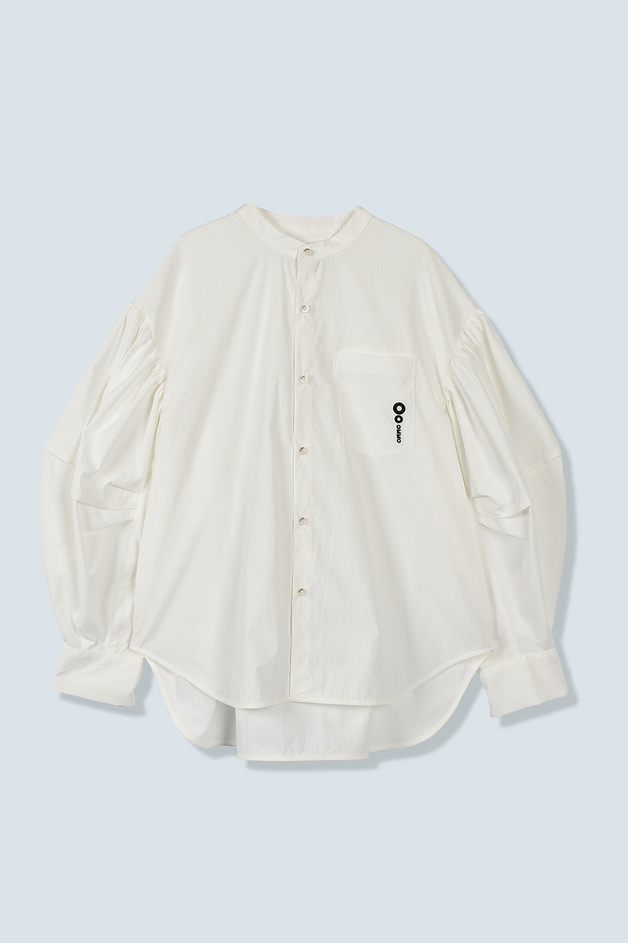 GATHER SLEEVE SHIRT