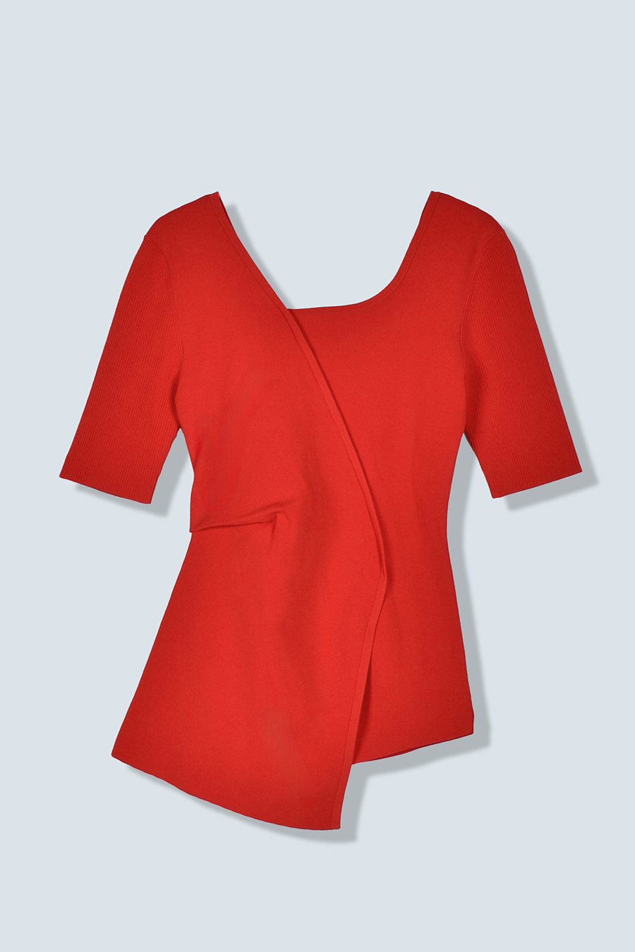 OVER PANEL HALF SLEEVE TOP
