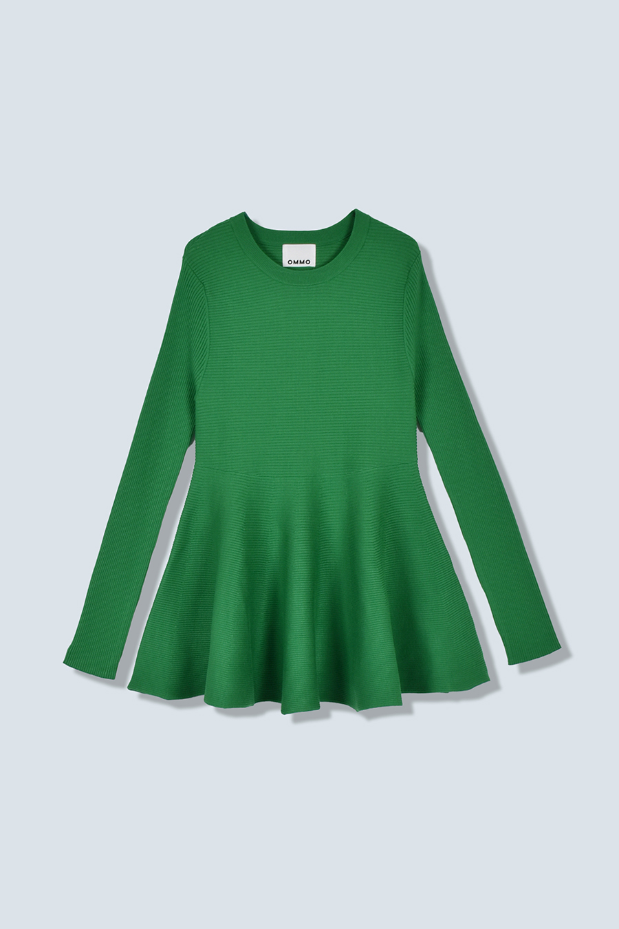 FLARE RIB KNIT TOP