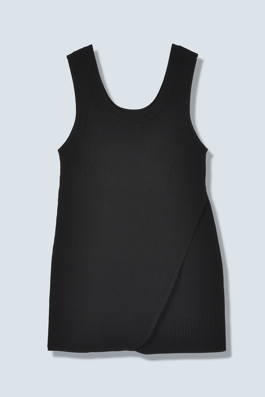 LAYER SLIT KNIT VEST