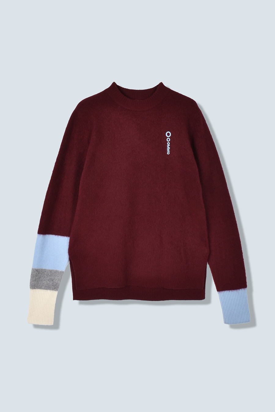 BLOCKING WOOL KNIT TOP