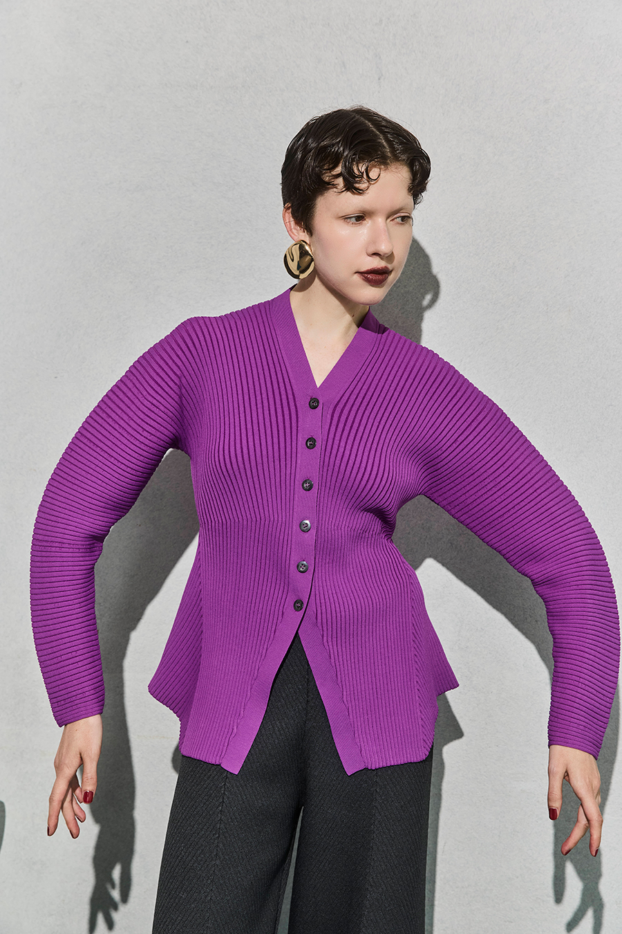 ACCORDION FLARE KNIT CD
