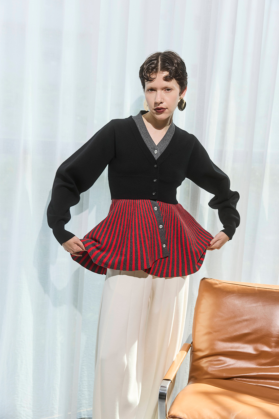 LAYERED FLARE KNIT CD