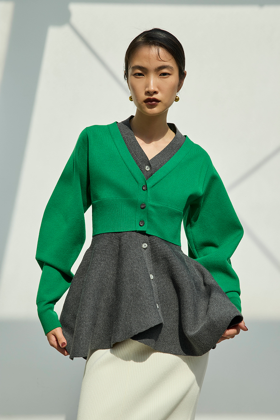 LAYERED FLARE KNIT CD