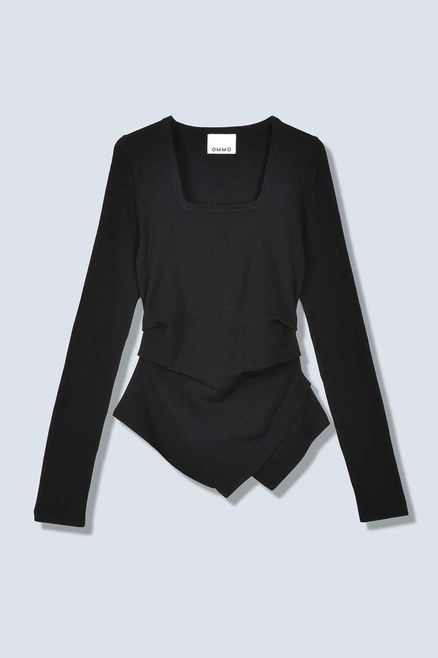 ASYMME TUCK L/S TOP