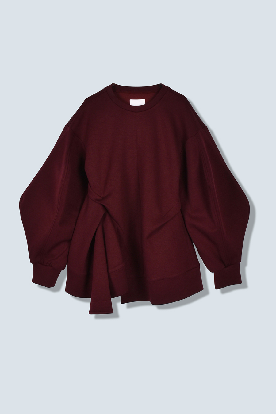 DOUBLE CURVE SLEEVE TOP
